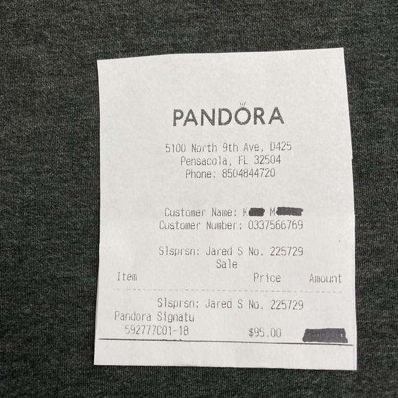 SOLD! - PANDORA Signature Pave Bold Chain Bracelet -New - 7.1" Length-GORGEOUS ! - Picture 5 of 5